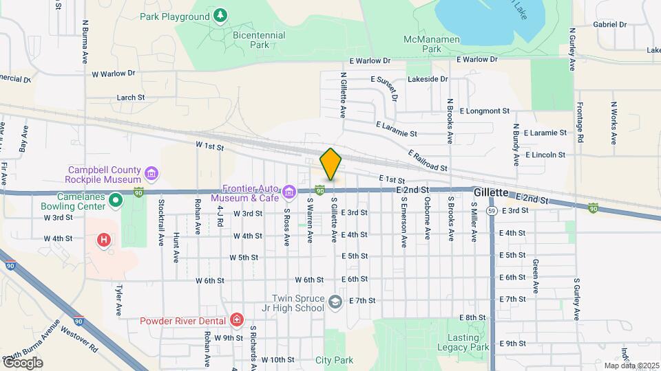 118 S Gillette Ave Map and Location Details