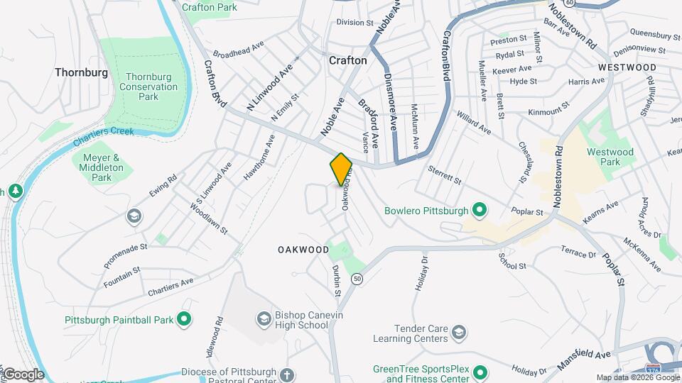 10 Oakwood Rd Map and Location Details