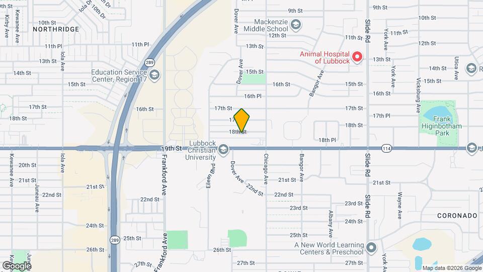 5519 18th St Map and Location Details