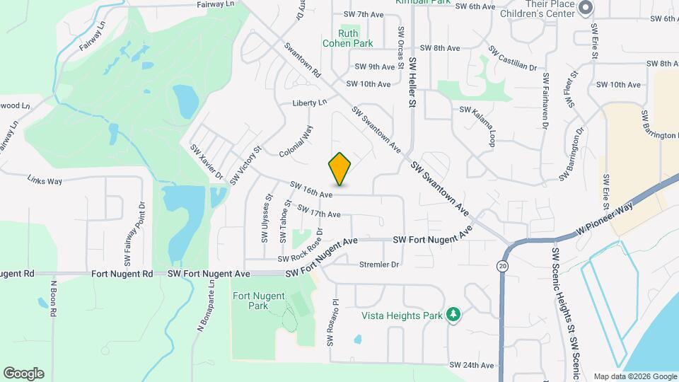 1734 SW 16th Ave Map and Location Details