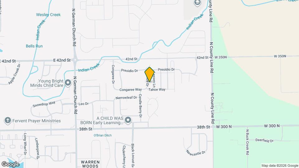 4039 Tahoe Dr Map and Location Details