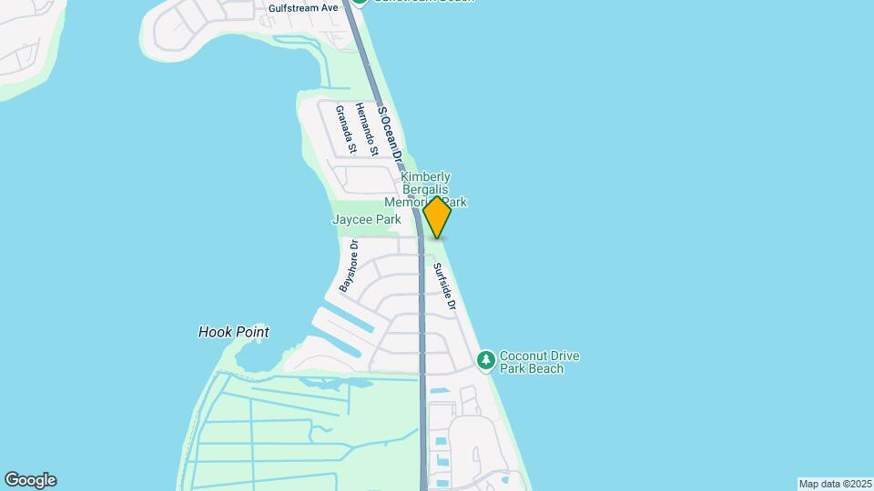 1550 S Ocean Dr Map and Location Details