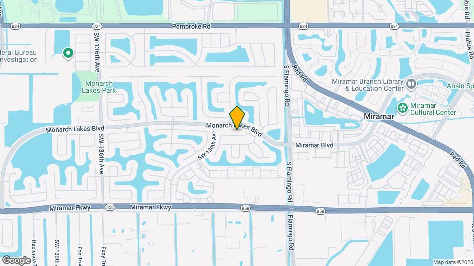 12817 SW 26th St Map and Location Details