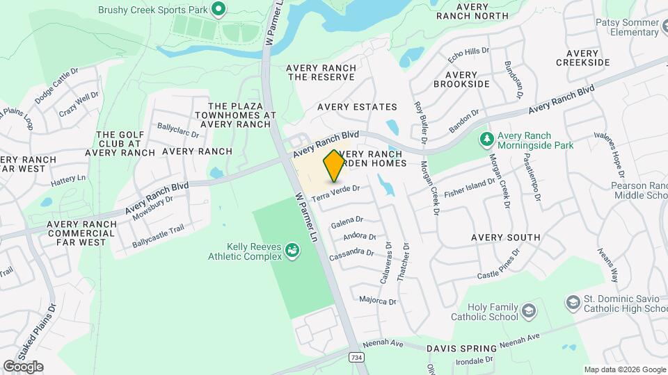 15108 Terra Verde Dr Mapa y Detalles de la Ubicación