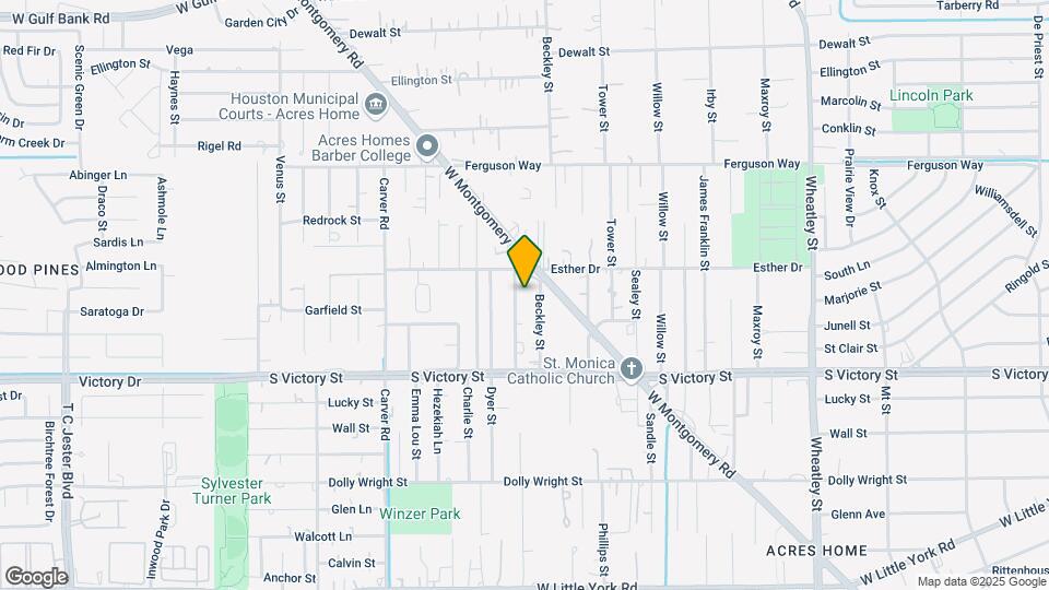 8112 Esther Acres Ln Map and Location Details