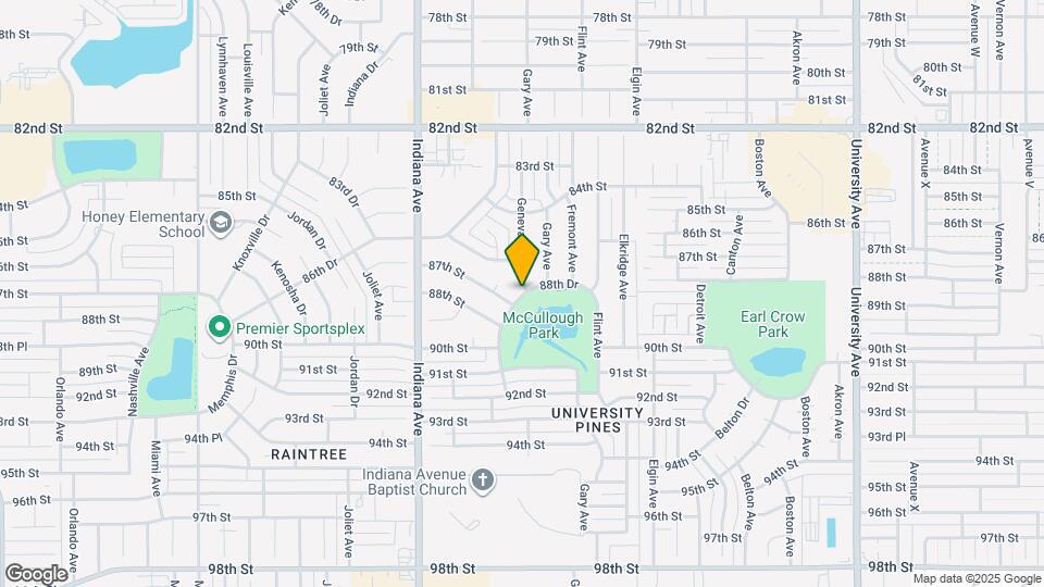 8606 Geneva Ave Map and Location Details