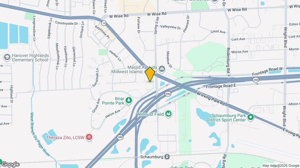 1620 Grove Ave, Unit C Map and Location Details