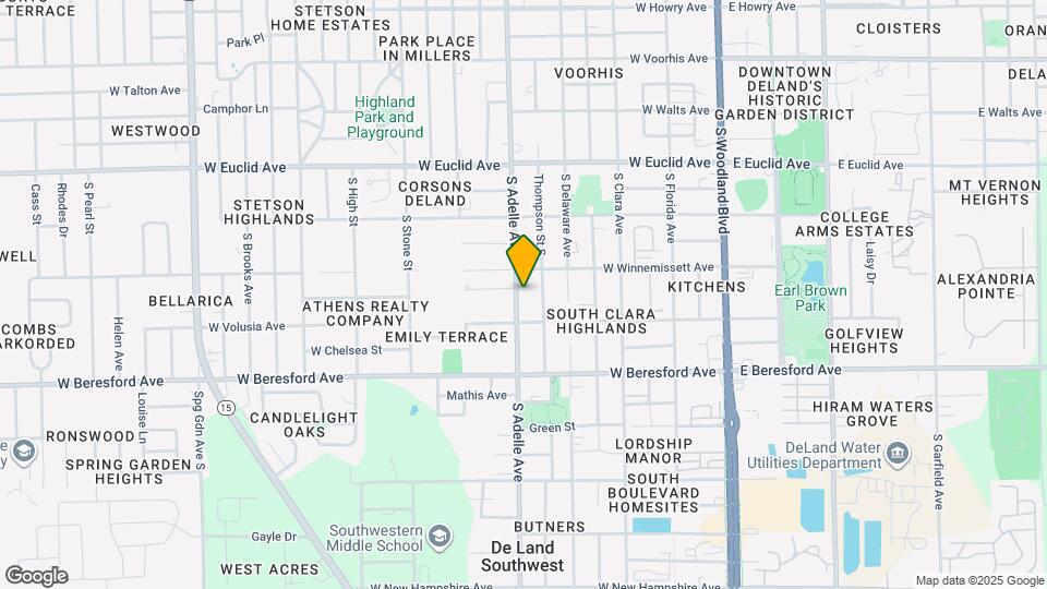 709 S Adelle Ave Map and Location Details