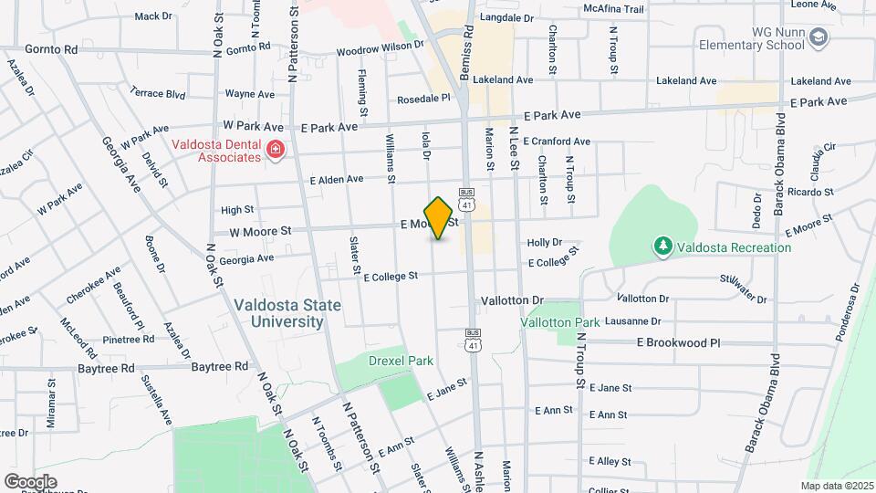 1609 Iola Dr Mapa y Detalles de la Ubicación