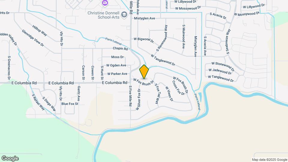 10452 S Fox Ridge Dr Map and Location Details