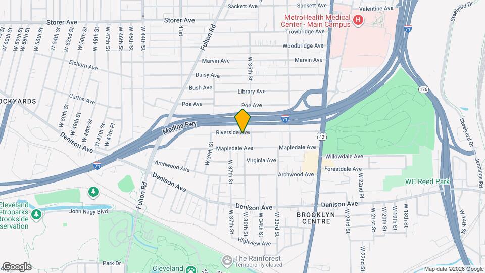 3515 Riverside Ave, Unit Down Mapa y Detalles de la Ubicación