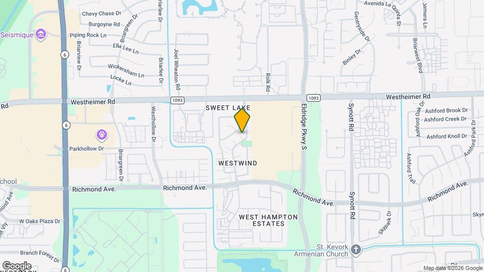 2816 Windchase Blvd Map and Location Details