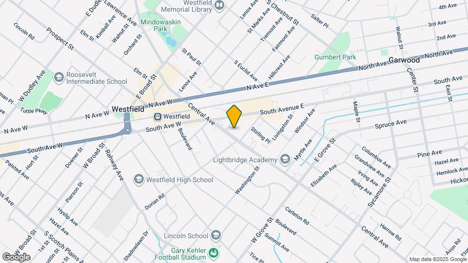 509 Central Ave, Unit Townhouse F Map and Location Details