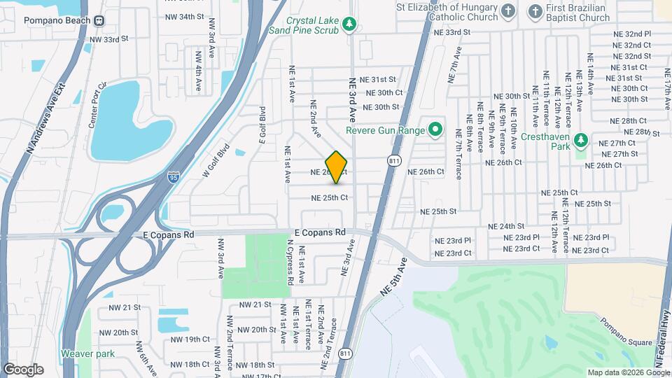 220 NE 26th St Mapa y Detalles de la Ubicación