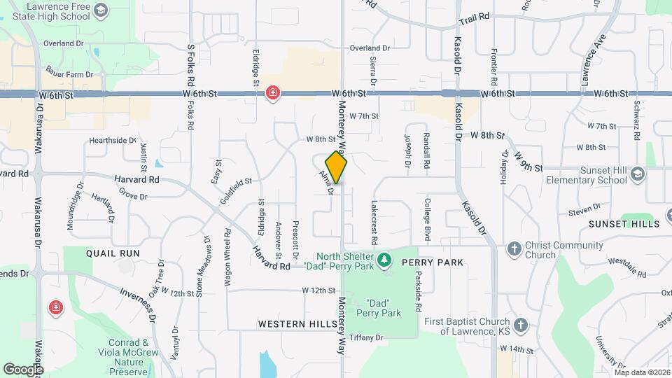 936 Alma Dr Map and Location Details