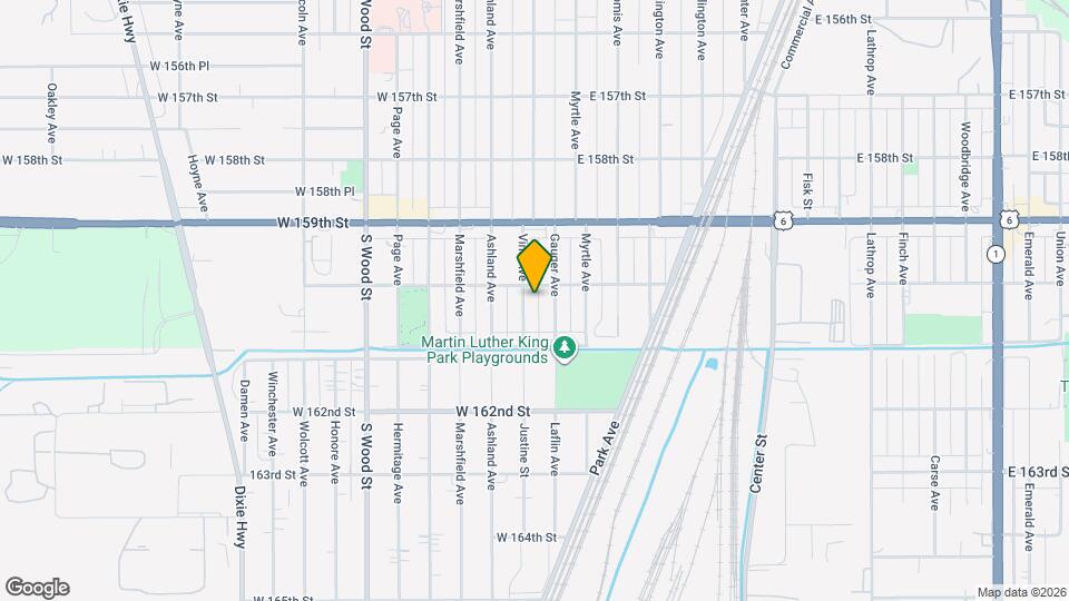 16007 Vine Ave Map and Location Details
