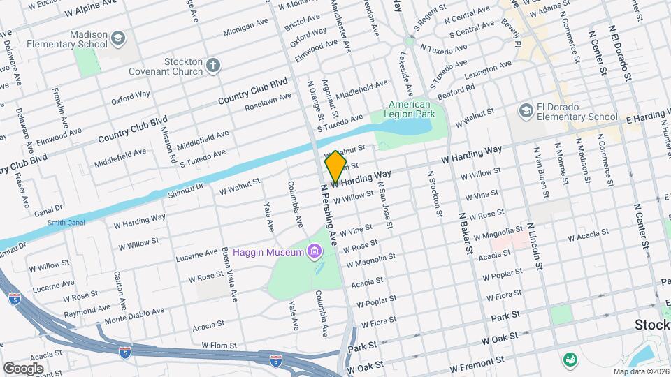 1234 W Harding Way Map and Location Details