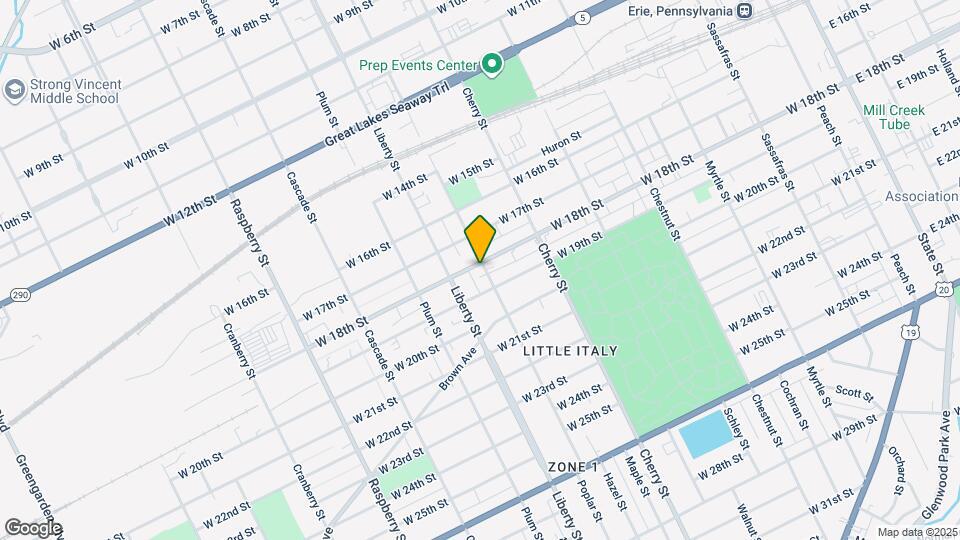 701 W 18th St Map and Location Details