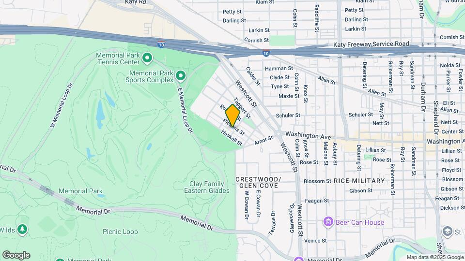 6401 Pickens St Map and Location Details