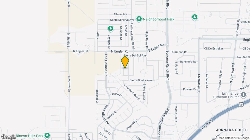 7518 Sierra Bella Pl Map and Location Details