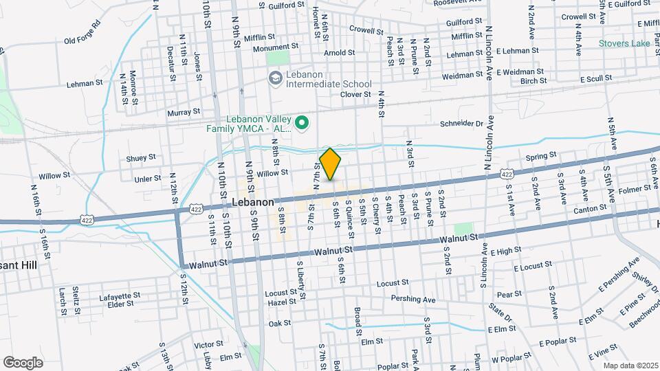 15 N 6th St Map and Location Details