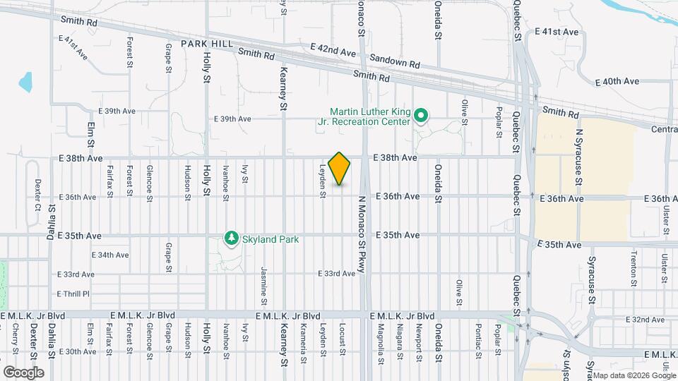 3611 Locust St Map and Location Details