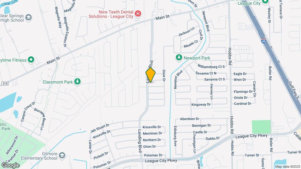 2518 Fredericksburg Dr Map and Location Details