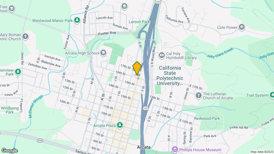 1609 G St Map and Location Details