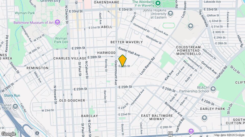 2647 Boone St Map and Location Details