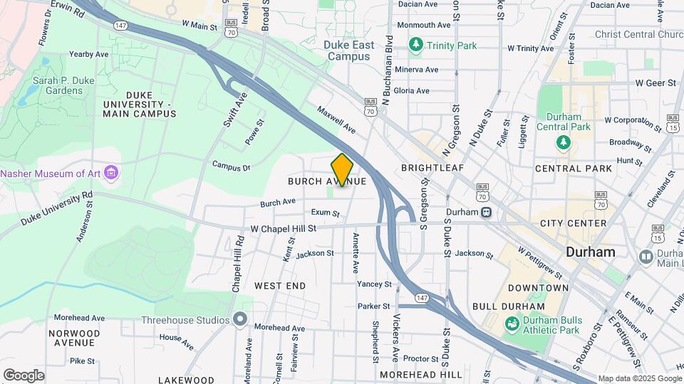 808 Burch Ave Mapa y Detalles de la Ubicación