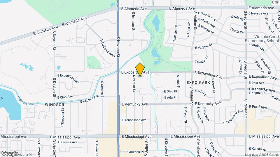 10772 E Exposition Ave Map and Location Details