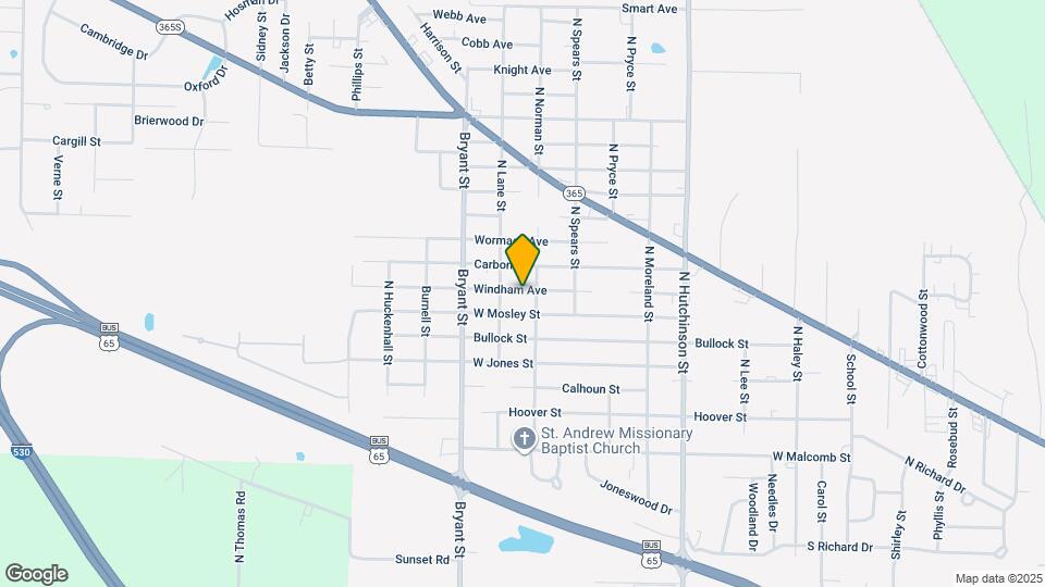 5808 Windham Ave Map and Location Details