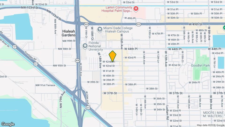 1695 W 42nd St, Unit 202 Map and Location Details
