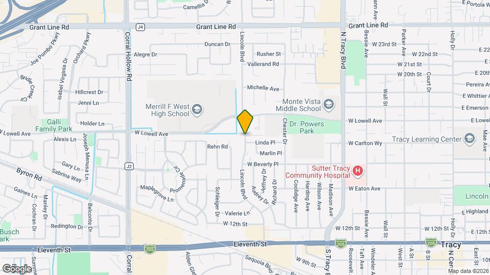 Tracy Sunrise Apartments Map and Location Details