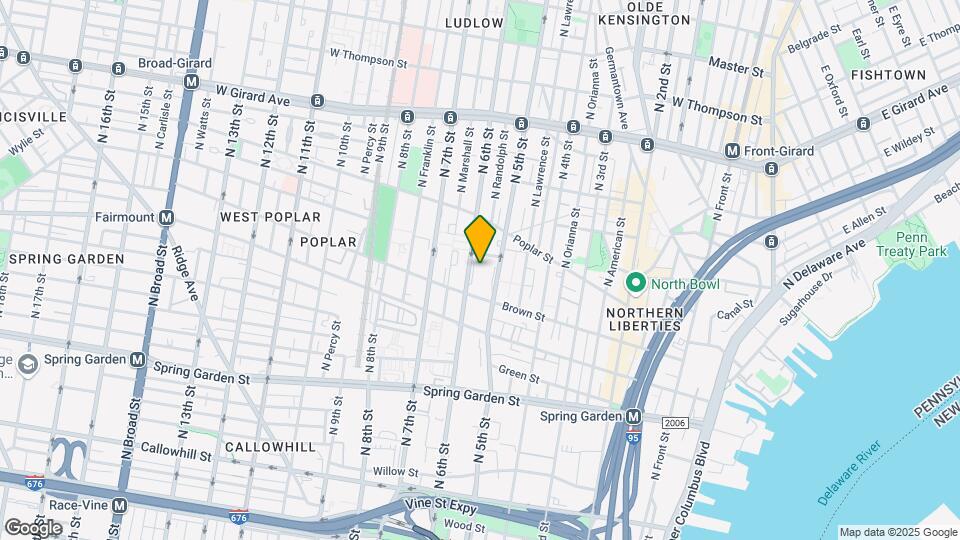 825 N 6th St Mapa y Detalles de la Ubicación