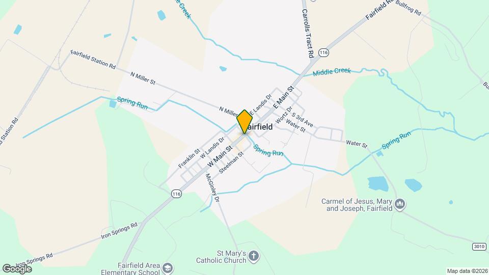 16 W Main St Map and Location Details