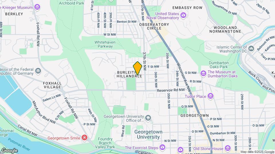 3722 S St NW Map and Location Details