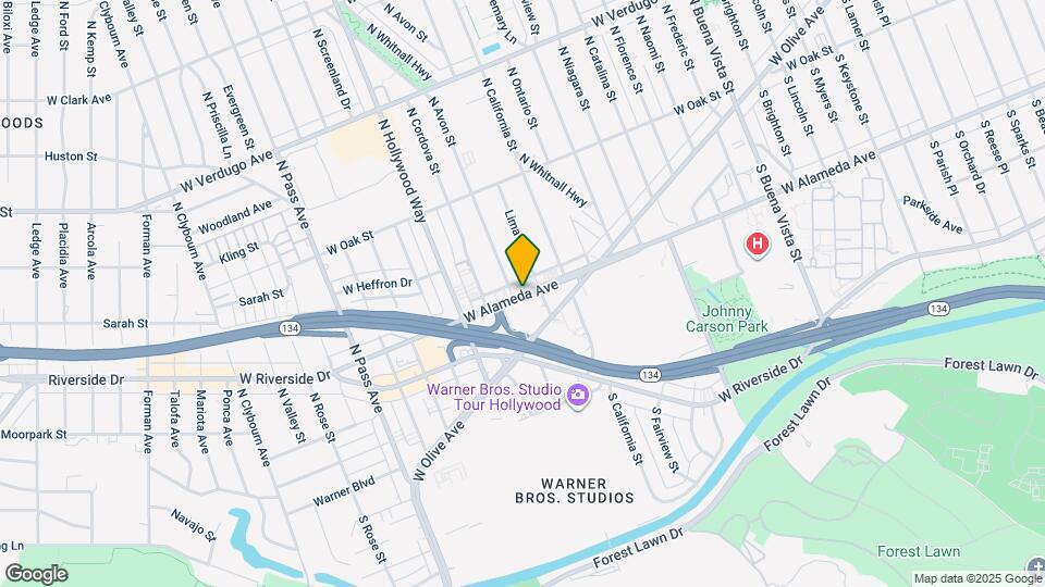 3415 W Alameda Ave, Unit A Map and Location Details