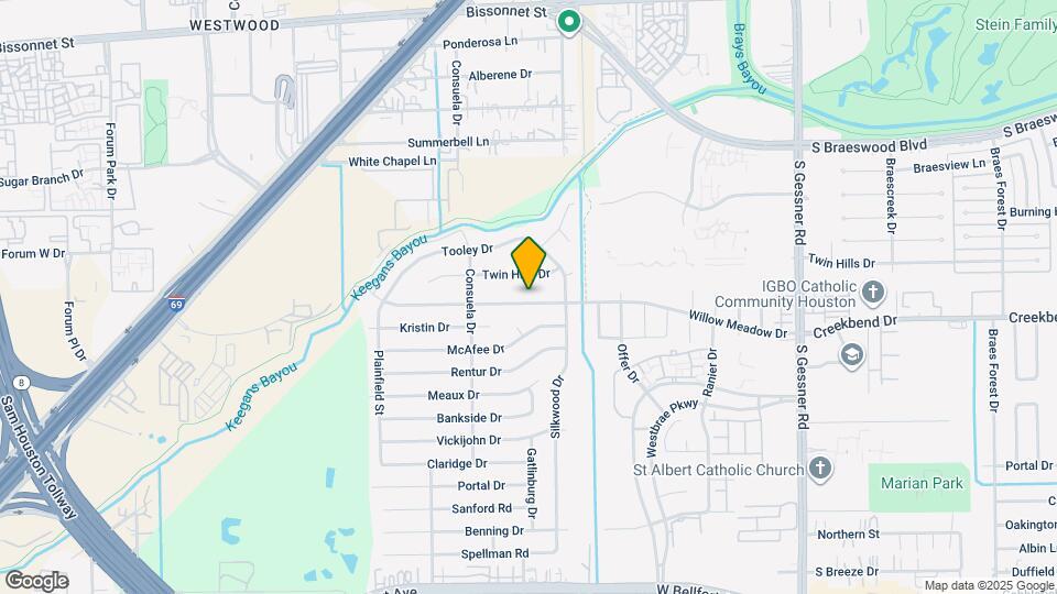9126 Willow Meadow Dr Map and Location Details