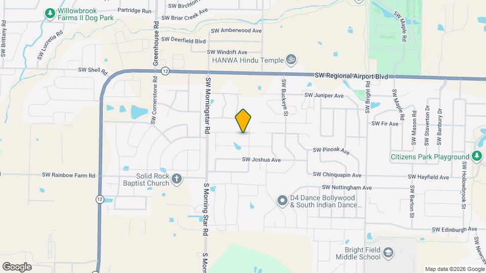 3003 SW Satinwood Ave Map and Location Details