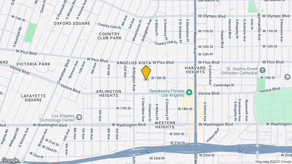 1511 S Van Ness Ave Map and Location Details