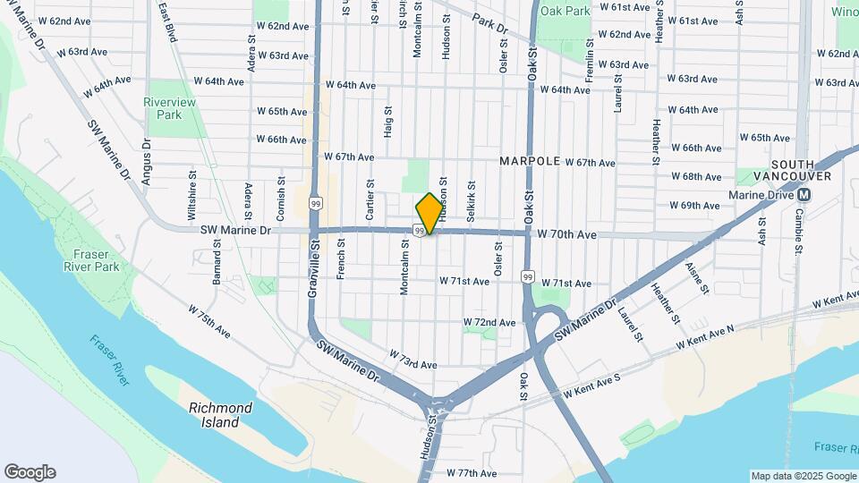 8619 Hudson St Map and Location Details