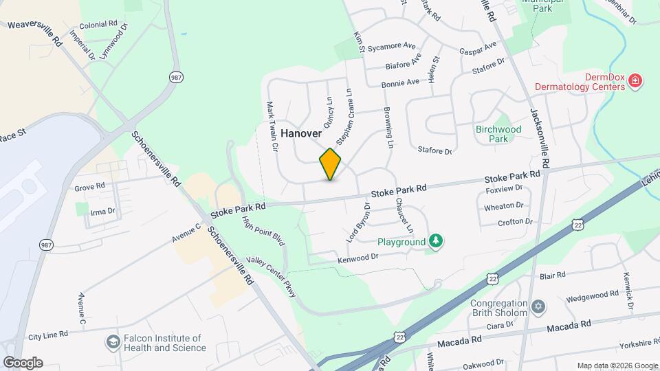 1645 Mark Twain Cir Map and Location Details