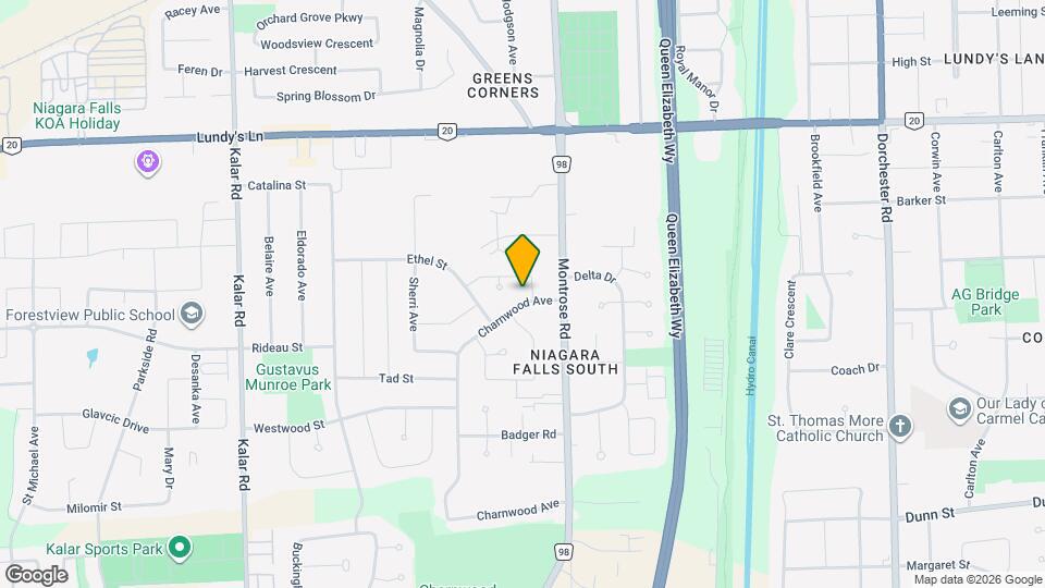 6171 Charnwood Ave Map and Location Details