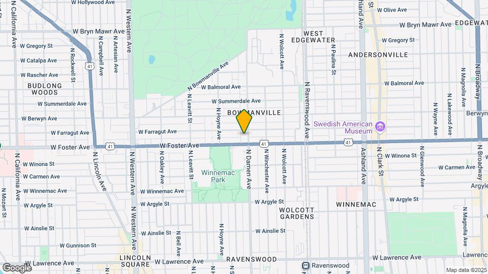 5208 N Damen Ave Map and Location Details