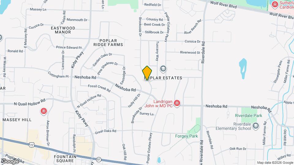 1539 Brookside Dr Map and Location Details