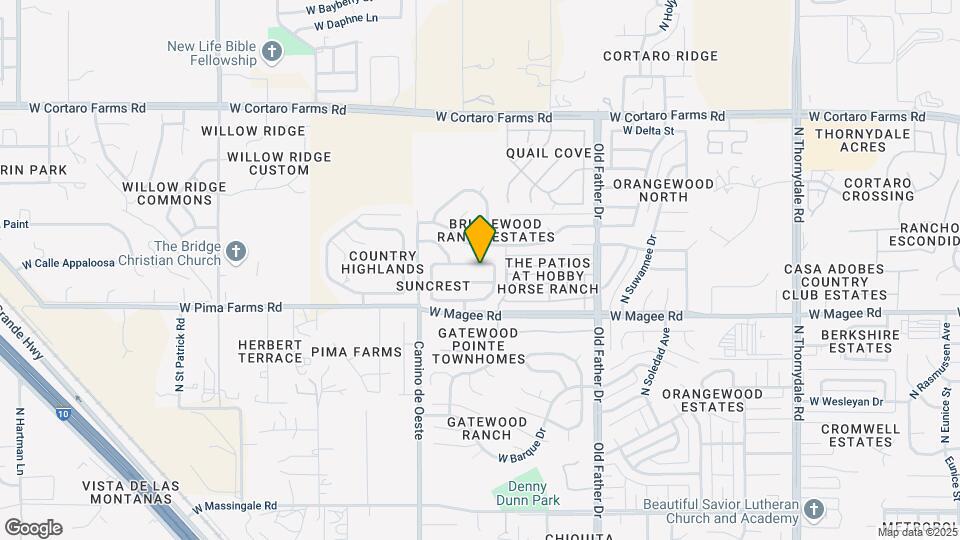 4481 W Holly Berry Way Map and Location Details