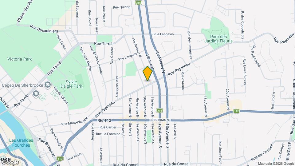 765 Papineau Rue Map and Location Details