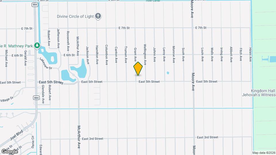 502 Grant Ave Map and Location Details