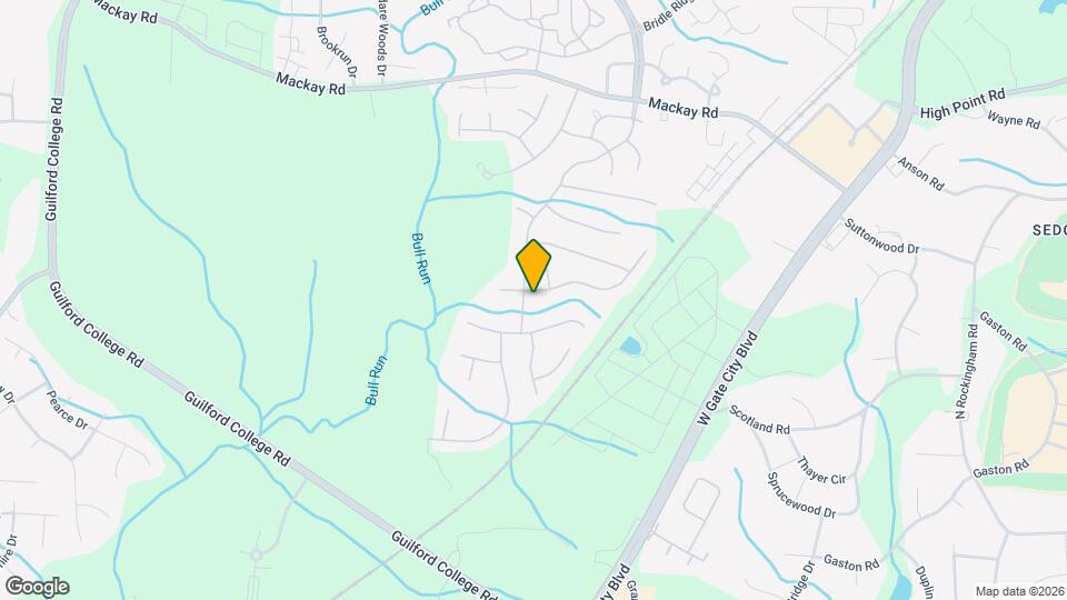 5507 Whitley Way Map and Location Details